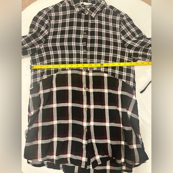 Beach Lunch Lounge Collection Size Small Button Down Flannel Pattern - Picture 8 of 9